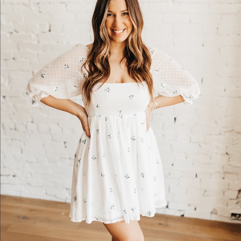 Flower Babydoll Dress
